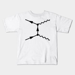 Feynman Diagram - Quantum Field Theory And Particle Physics Kids T-Shirt